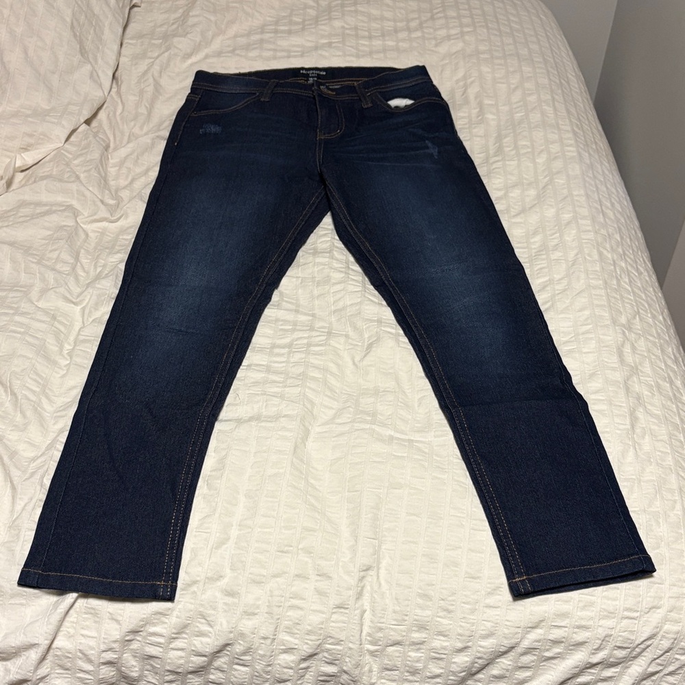 Aeropostale Men's Deep Indigo Straight Jeans